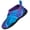 Purple Turtles, variant on Norty Toddler Boy's Girl's Quick Dry Shark Aqua Shoe Slip-On Water Shoes