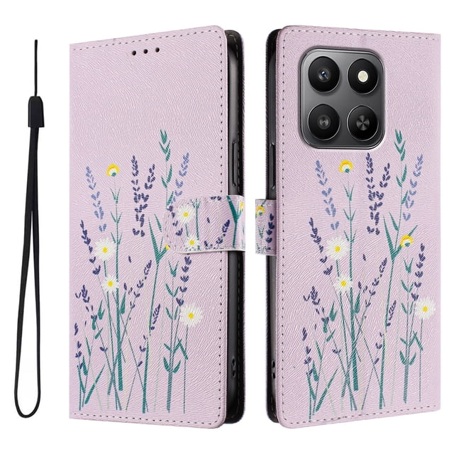 FOXDOCK Funda Tipo Cartera para Honor 400 Smart con Soporte y Correa – Diseño de Patrones Lindos