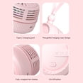 thumbnail image 2 of Ventilador Cuello Portátil 3 Velocidades Carga USB Ajustable para Hombres Y Mujeres () Rosa, 2 of 7