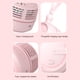 thumbnail image 2 of Ventilador Cuello Portátil 3 Velocidades Carga USB Ajustable para Hombres Y Mujeres () Rosa, 2 of 7