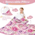 thumbnail image 3 of Pioneer Flower Floral Print Pattern Toddler Nap Mats for Kids Preschool,Sleeping Mat Bag or Kids,Toddler Sleeping Bag,Toddler Nap Mat or Daycare, 3 of 6