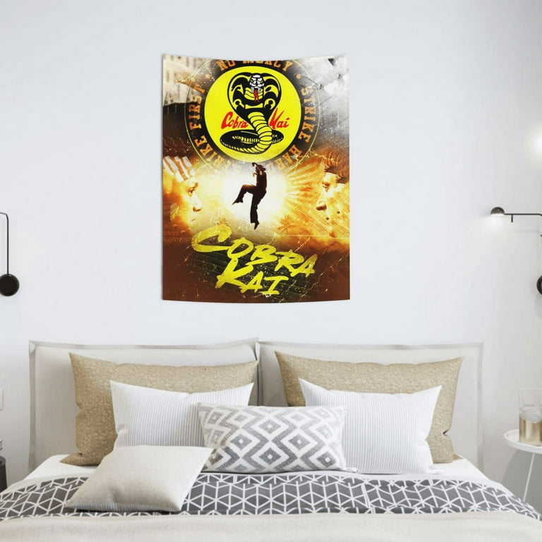 Cobra Kai Tapestry Polyester Wall Art Tapestry Decorative Bedroom Modern Home Wall Hanging Tapestry Wall Decoration 60x51in Walmart