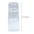 thumbnail image 2 of KAJNBN 2Pcs Large Capacity Transparent Automatic Feeder for Hamsters Squirrels Hedgehogs and Birds, 2 of 8