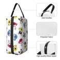 thumbnail image 3 of Goofa French Bulldog With Coffee Cup Printed Toiletry Bag with Handle,Large Capacity Travel Makeup Cosmetic Bag for Women, Carry on Airport Airline Compliant Bag, 3 of 9