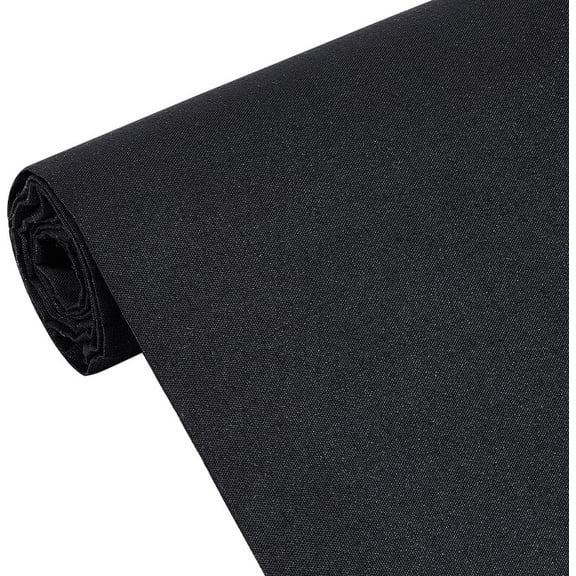 39.3x44.8 Inch Black Interfacing Fabric Woven Single-Sided Iron On Fusible Interfacing Iron Lining Fabric for Blouses Dress Shirts Sewing Accessories Black
