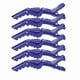 thumbnail image 4 of 6 pinzas para el pelo de cocodrilo antideslizantes de una sola punta para peluquería, pinzas para el pelo de color azul, 4 of 15