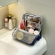 thumbnail image 5 of Neceser de maquillaje con compartimentos | Organizador de artículos de aseo portátil e impermeable para viajes y uso diario, 5 of 7
