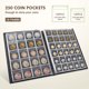 thumbnail image 3 of Álbum de colección de monedas, organizador de libros para exhibir monedas y almacenarlas, 3 of 5