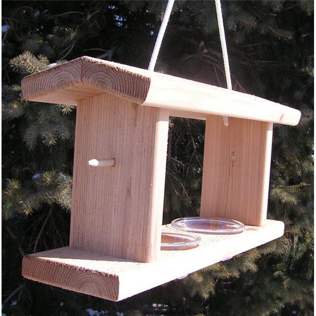 Natures Select 146016 8 in. Cedar Deluxe Fruit & Jelly Feeder