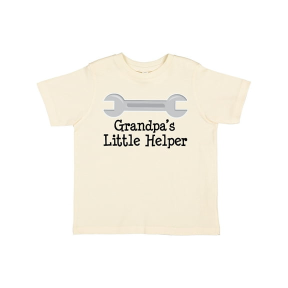Inktastic Grandpa's Little Helper Boys or Girls Toddler T-Shirt