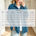 thumbnail image 3 of Enjoytime Jackets for Women Lapel Long Sleeve Button Down Shacket Fall Trendy Casual Coat Plus Size Clothes, 3 of 7