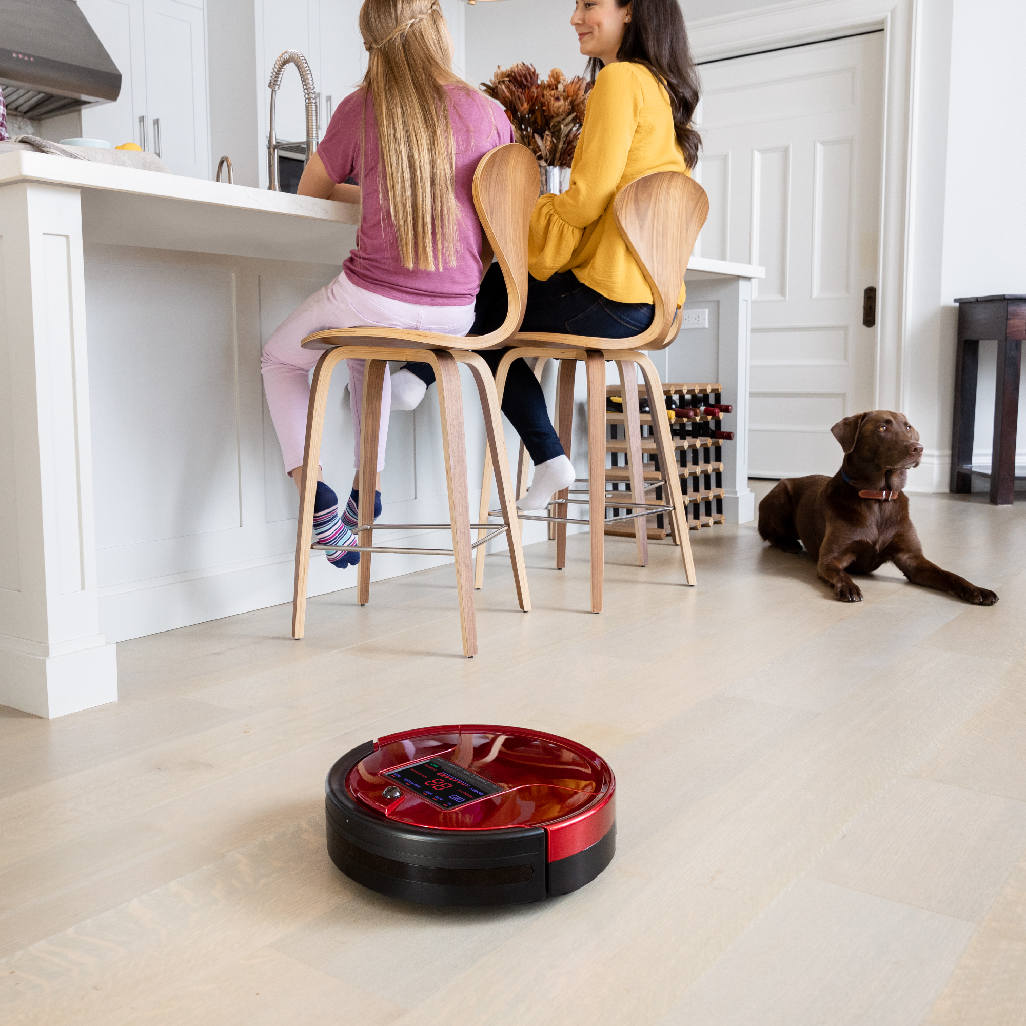 Bobsweep Pet Hair Robotic Vacuum Cleaner and Mop, Rouge - image 5 of 9