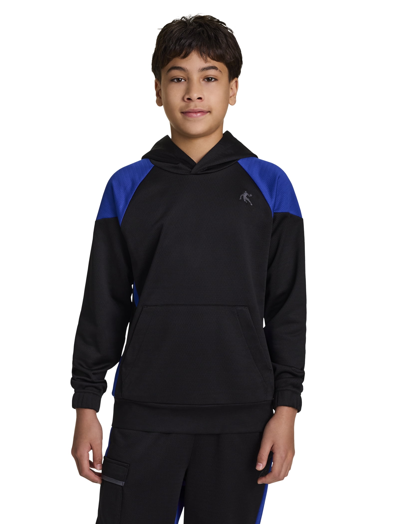 AND1 Boy's Athletic Back Court Pullover Fleece Hoodie, Sizes 4-18