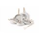 thumbnail image 1 of Xtellar Batería De Cocina Juego De Sartenes Antiadherente 10 Piezas Blanco, 1 of 4