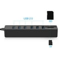 thumbnail image 4 of Hub USB, Combo USB 2.0 De 6 Puertos Con Lector De Tarjetas SD TF, Plug And Play Para 7 8 10 2000 ME XP Vista, Mac OS9.1 O Posterior, 4 of 7