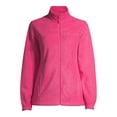 thumbnail image 3 of Swiss Alps Long Sleeve Fleece Single-Breasted Mid-Length Jacket (Women's), 1 Pack, 3 of 5
