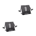 thumbnail image 6 of FRCOLOR 2pcs Stretchable Shelves Portable Steel Book Stand Desk Sheet Holder Tilt Adjustment Xmas Gift Black, 6 of 8