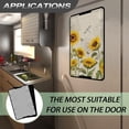 thumbnail image 6 of Yuyamidu Fall Sunflower RV Door Window Shade Butterfly RV Blackout Window Cover, UV Rays Protection Camper Trailer Window Cover Easy to Install RV Camper Accessories, 6 of 7