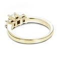 thumbnail image 2 of Ladies 14K Three Stone Natural 0.6 Ctw Diamond Engagement Ring For Her (Yellow Gold Size 7.5), 2 of 3