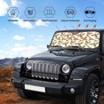 thumbnail image 6 of Bingfone Flying Bees1 Car Windshield Sun Shade Protector Keep Your Vehicle Cool Sun Shield Visor Cover Foldable-Medium, 6 of 9