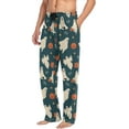 thumbnail image 5 of HPINK-T Mens Sleep Pajama Pants Set Bottoms Cute Scary Halloween Ghost Fleece Lounge Sleepwear PJs S, 5 of 7