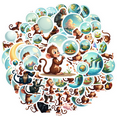 thumbnail image 4 of Cartoon Monkey Theme Stickers, Waterproof Monkey Theme Sticker for Water Bottle Laptop Phone Cases Planner Skateboard Luggage Helmet Party Favor Decor, Ideal for Adults Teens Teacher Rewards, 4 of 9