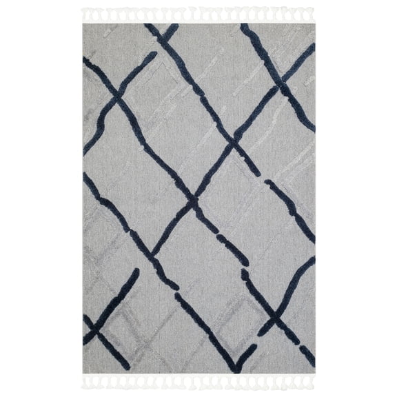Legnano Cream Modern Area Rugs for Living Room Jacquard Textured Modern Rugs Soft Geometric Rug for Bedroom Mid Century Washable Rug Non-Slip Bohemian Carpet Perfect for Dining Room Office Beige