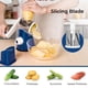 thumbnail image 2 of Rallador Giratorio de Queso X Home con 3 Cuchillas y Base de Succión, 2 of 8