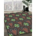 thumbnail image 3 of Ahgly Company Machine Washable Indoor Round Transitional Hazel Green Area Rugs, 7' Round, 3 of 7