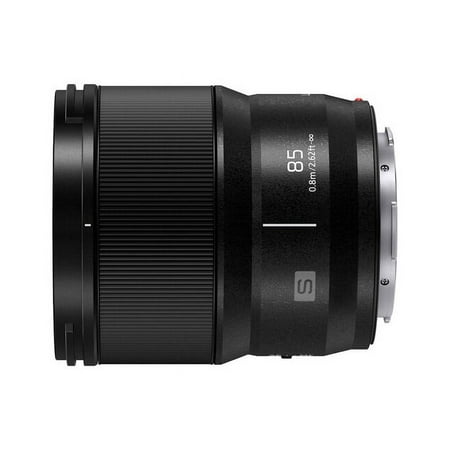 Panasonic - LUMIX S-S85 85mm F1.8 L-Mount Lens for LUMIX S Series Cameras - Black
