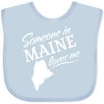 thumbnail image 3 of Inktastic Someone in Maine Loves Me Boys or Girls Baby Bib, 3 of 4