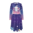 thumbnail image 4 of DISNIMO Kids Axolotl Dress for Girls 9-10 Winter Dresses for Kids Girls Galaxy Dress for Girls Long Sleeve Dress with Collar for Girls Dress Fall Casual Dresses for Girls Midi Dresses for Children, 4 of 7
