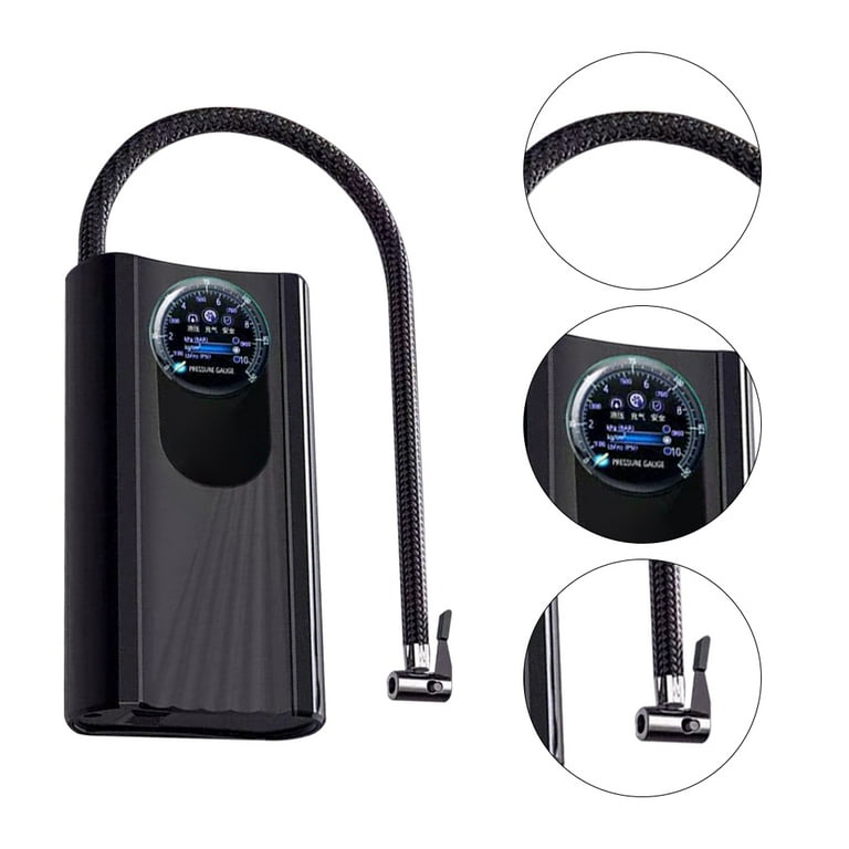 cigarette tyre pump fankhu 12V Electric Air Compressor High Precision Portable Tyre Inflator  Quick Inflating Auto Air Compressor Cigarette Lighter for Car Auto