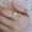 J5451, variant on Enamel Streamer Open Ring Milky White Copper Geometric Jewelry Adjustable Fashion Accessory Gift for All Women