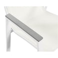 thumbnail image 7 of Pemberly Row Off White Outdoor Patio Dining Chair (Set of 2), 7 of 7