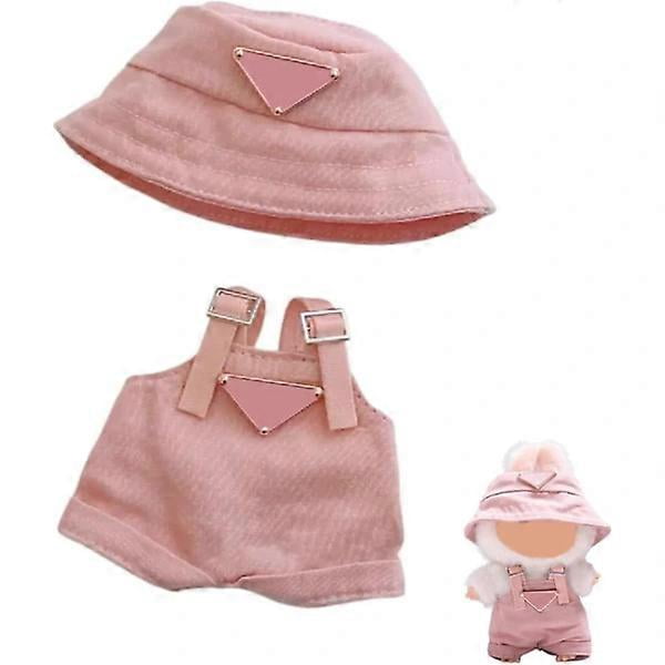 Monster Doll Clothes (NO Doll), Hat & Jumpsuit Set for 17cm Monster Doll Accessories Costume