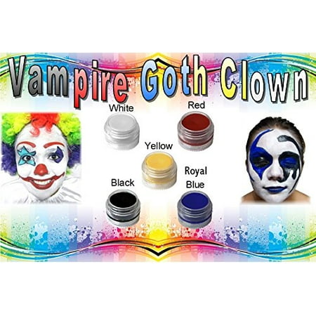 Face Paint Vampire Goth Clown All Natural Non Toxic