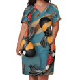 thumbnail image 2 of Koi Watergarden-vestido de noche holgado con bolsillos para mujer ropa de verano, 2 of 6