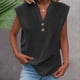 thumbnail image 2 of Camisetas para mujer,Blusa de mujer con cuello en V, camiseta holgada de manga larga, mezcla de algodón y lino, top informal para uso diario, sopatenor, 2 of 8