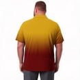 thumbnail image 4 of Havenx Plus Size Golf Polo Shirts for Men Short Sleeve Collared Polo Shirt Button Gradient Print T Shirts Athletic Golf Summer Ultra Comfortable Clothes,Red 6XL, 4 of 5