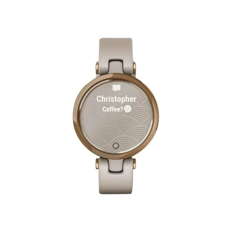 Monitor Cardíaco de Pulso Garmin Lily com GPS - Dourado Claro/Branca -  Shopping TudoAzul