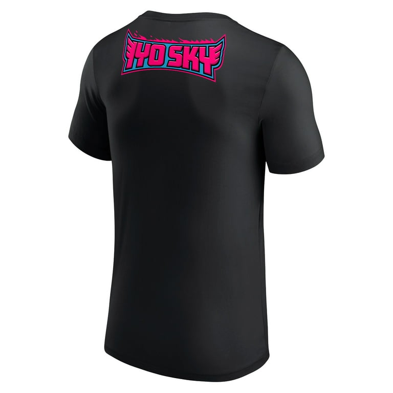 Men's Black IYO SKY Champion of the Sky T-Shirt - Walmart.com