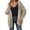 Khaki, variant on Lixiuxyad Womens Cardigans Women's Knit Cardigan Long Sleeve Soft Open Front Cozy Mid Length Sweater Outerwear For Fall Winter Casual Comfort,Black