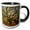 Black/White, variant on 3drose, Usa, South Carolina, Charleston, Angel Oak, 11oz Two-tone Black Mug