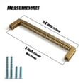 thumbnail image 2 of Goo-Ki 5''(128 MM) Hole Centers Antique Brass Cabinet Pulls, Zinc Alloy Cabinet Handles Drawer Pulls for Dresser and Cupboard, 6 Pack, 2 of 10