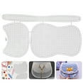 thumbnail image 3 of 3 Sets Weaving Plastic Net Grid Sheets Grid Plate Bag Making Plates, 3 of 8