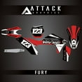 thumbnail image 2 of Attack Graphics Custom Fury Complete Bike Graphics Kit for GASGAS MC 450F Troy Lee Designs 2022, 2 of 3