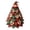 Elf, variant on DIY Quilted Christmas Tree Kit Handmade Fabric Holiday Decor Patchwork Sewing Craft with Plaid Snowflake Snowman Pattern and Snowman Topper Home Mantel Table Office Display (Snowman)