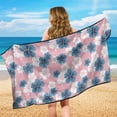 thumbnail image 6 of XYZCANDO Sport Towel Seat Cushion Easy to Install Car Seat Protector for Travel Outdoor Sport, Car Seat Towel Cover Non-Slip Fit, Hibiscus Floral, 6 of 11