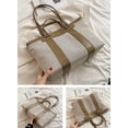 thumbnail image 4 of PIKADINGNIS Women Girls Fashion Canvas Tote Handbag Vintage Hobo Shoulder Bag Purse Leather Strap, 4 of 5